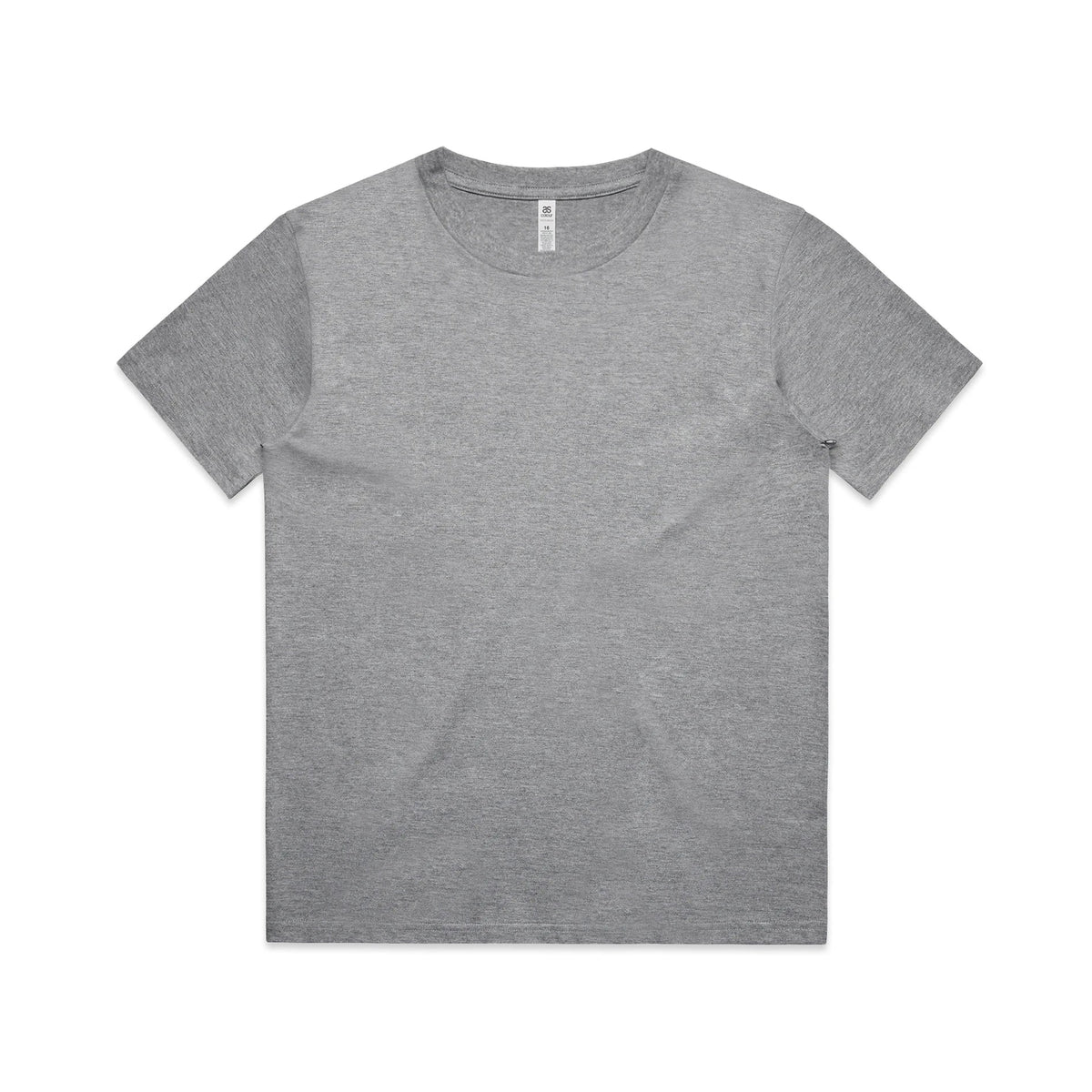 Youth Block Tee 3051T - Grey Marle - Front