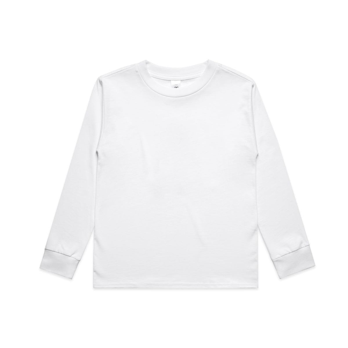 Kids Classic L/S Tee 3062 - White - Front
