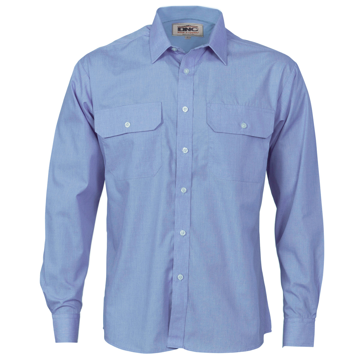 DNC Workwear Polyester Cotton Work Shirt - Long Sleeve 3212
