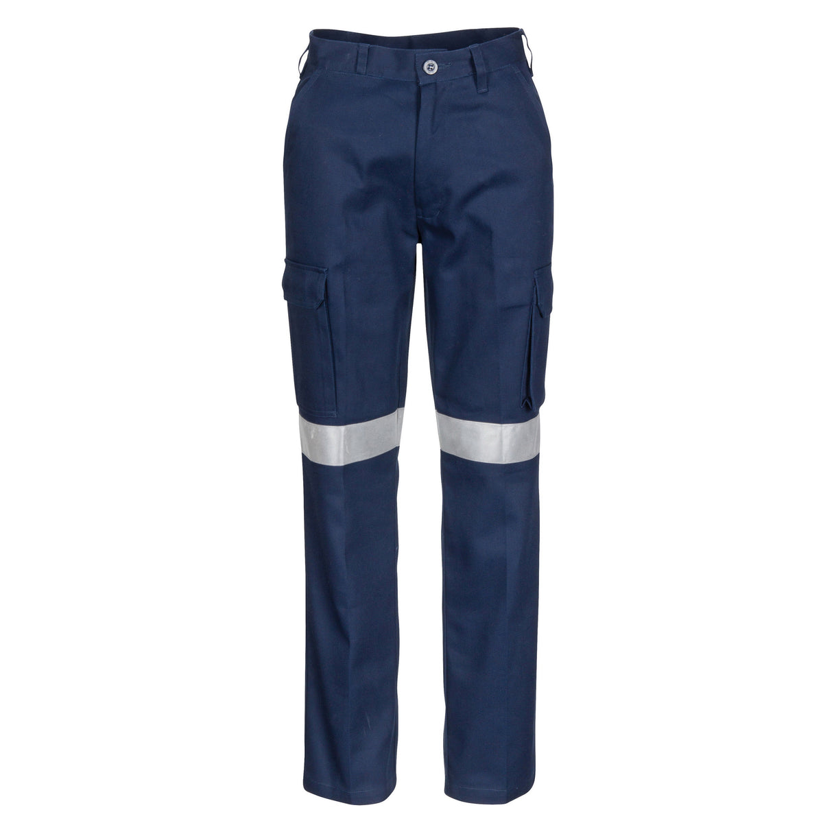 DNC Workwear Ladies Cotton Drill Cargo Pants with CSR R/Tape 3323