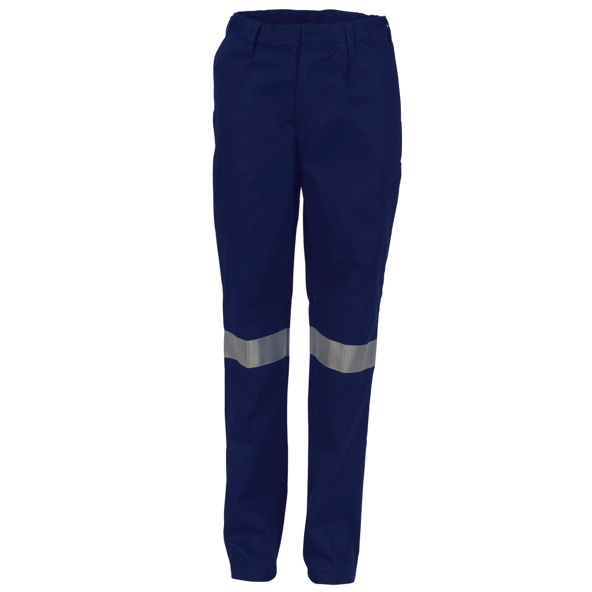 DNC Workwear Ladies Cotton Drill Pants with CSR R/Tape 3328