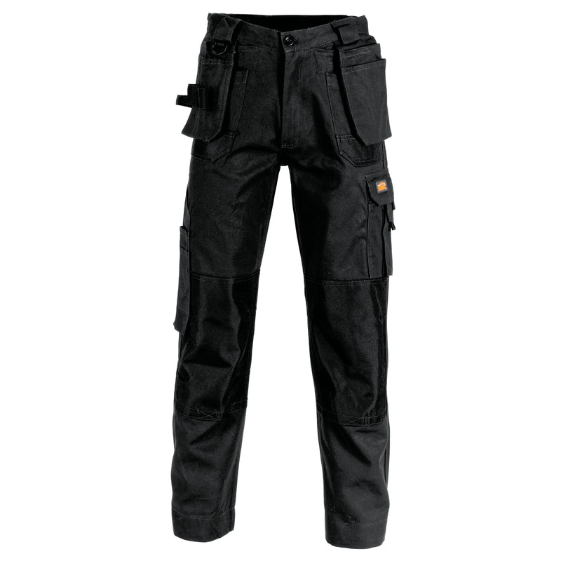 DNC Workwear Duratex Cotton Duck Weave Tradies Cargo Pants with twin holster tool pocket - knee pads not included 3337