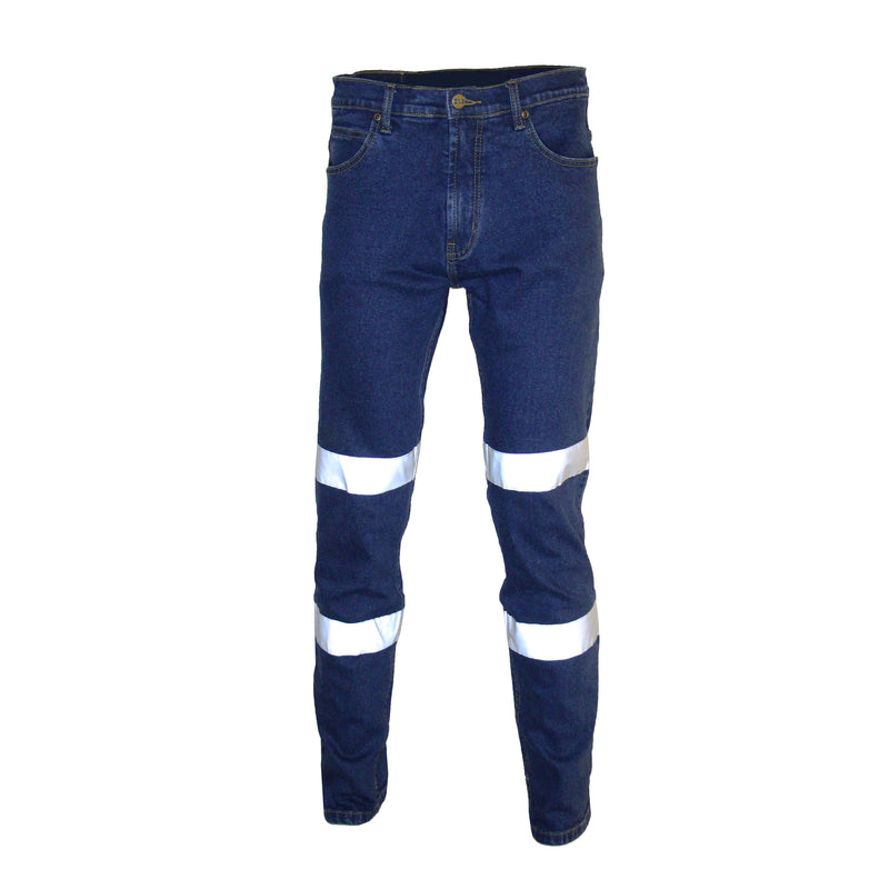 DNC Workwear BIO-MOTION TAPED SLIMFLEX DENIM JEANS 3349