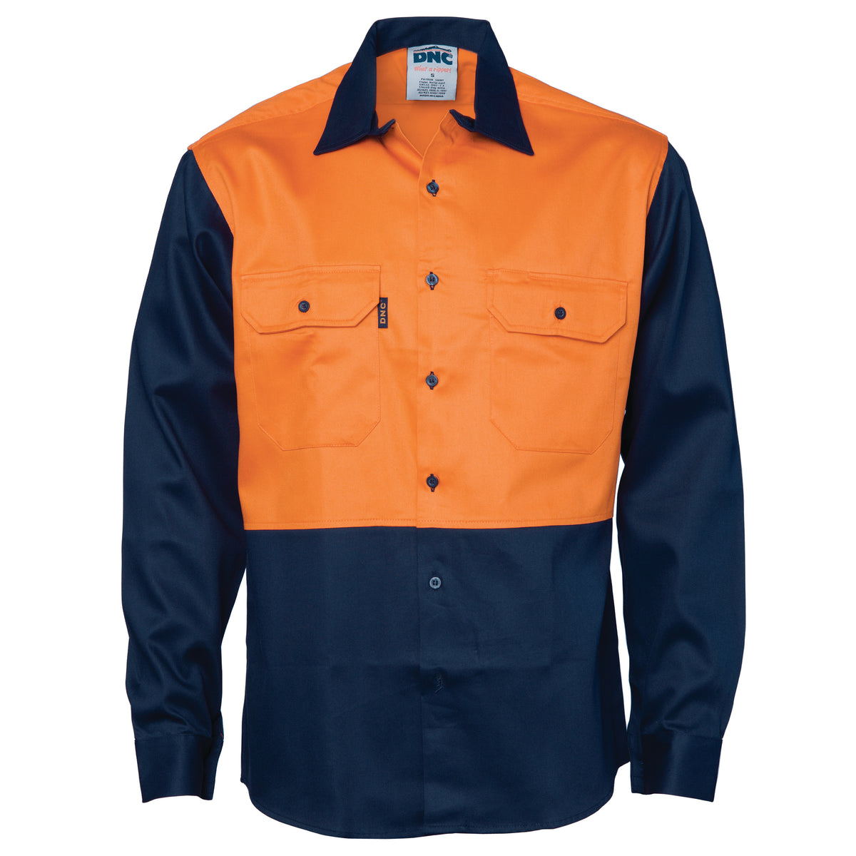 DNC Workwear Patron Saint® Flame Retardant Two Tone Drill Shirt - L/S 3406