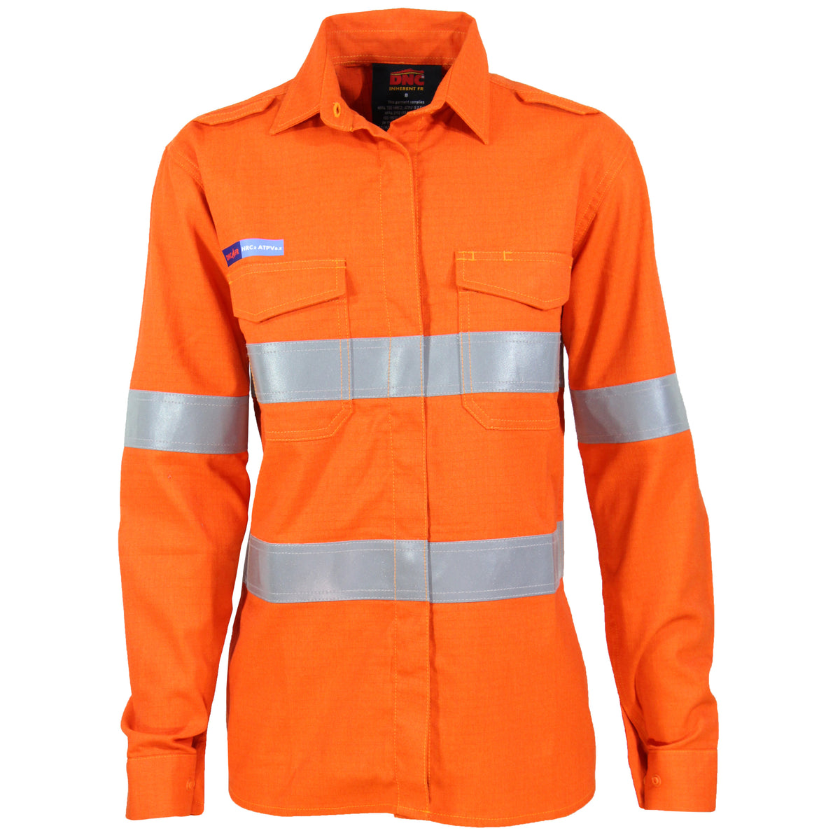 DNC Workwear LADIES INHERENT FR PPE2 D/N SHIRT 3459