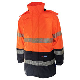 DNC Workwear HiVis FR & HRC2 D/N Rain Jacket 3467