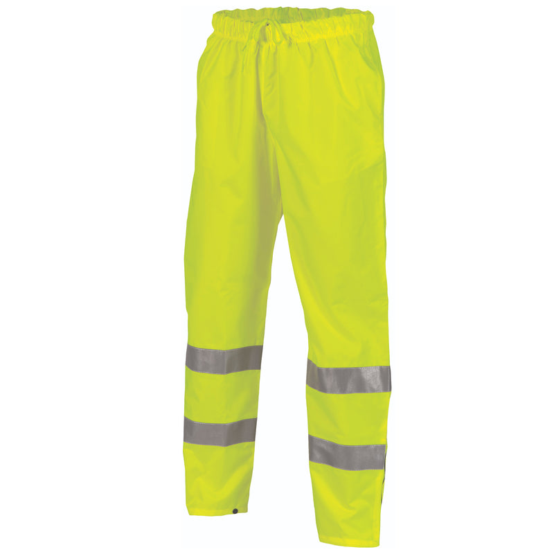 DNC Workwear HiVis D/N Rain Pants with CSR R/Tape 3772