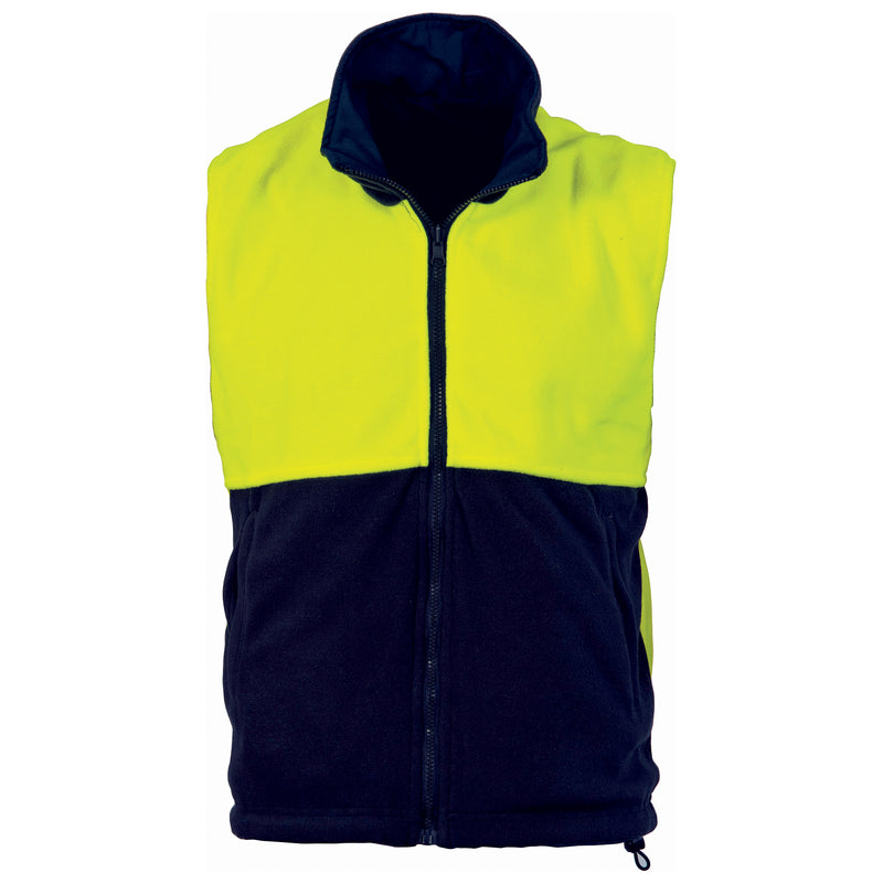 DNC Workwear HiVis Two Tone Reversible Vest 3826