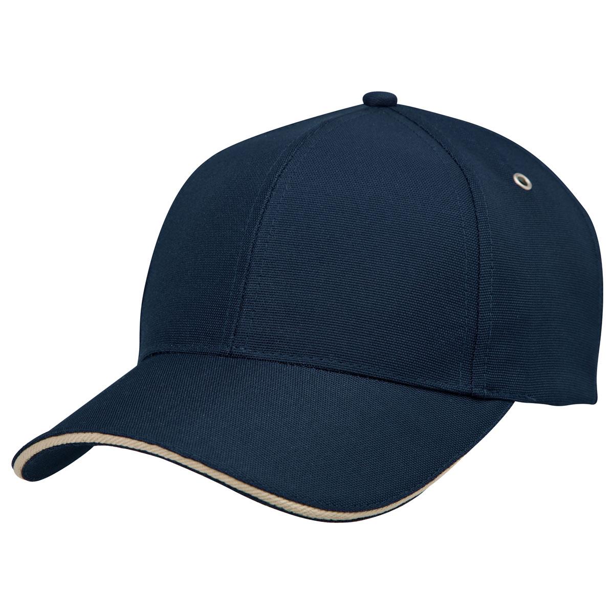 PET CAP - Navy / Sandstone - Front