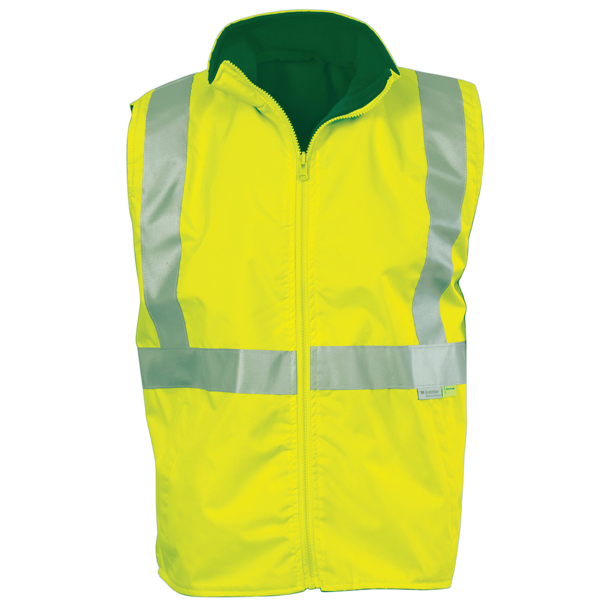 DNC Workwear HiVis Reversible Vest with CSR R/Tape 3865