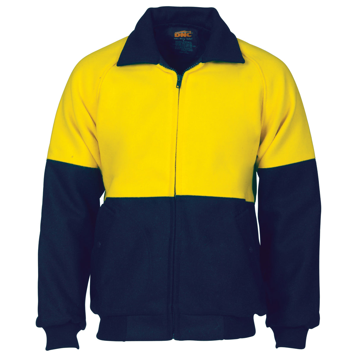 DNC Workwear HiVis Two Tone Bluey bomber jacket 3869