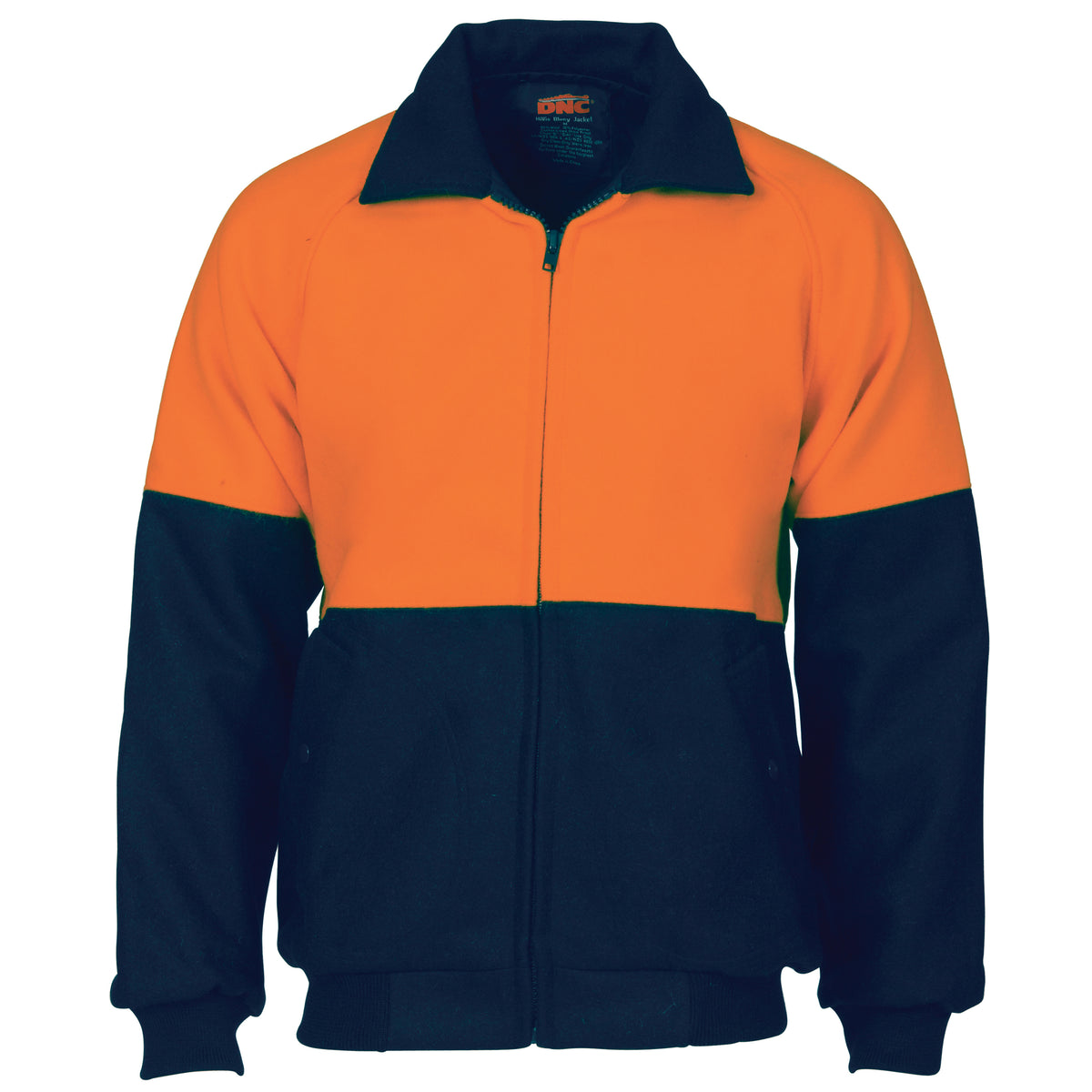 DNC Workwear HiVis Two Tone Bluey bomber jacket 3869