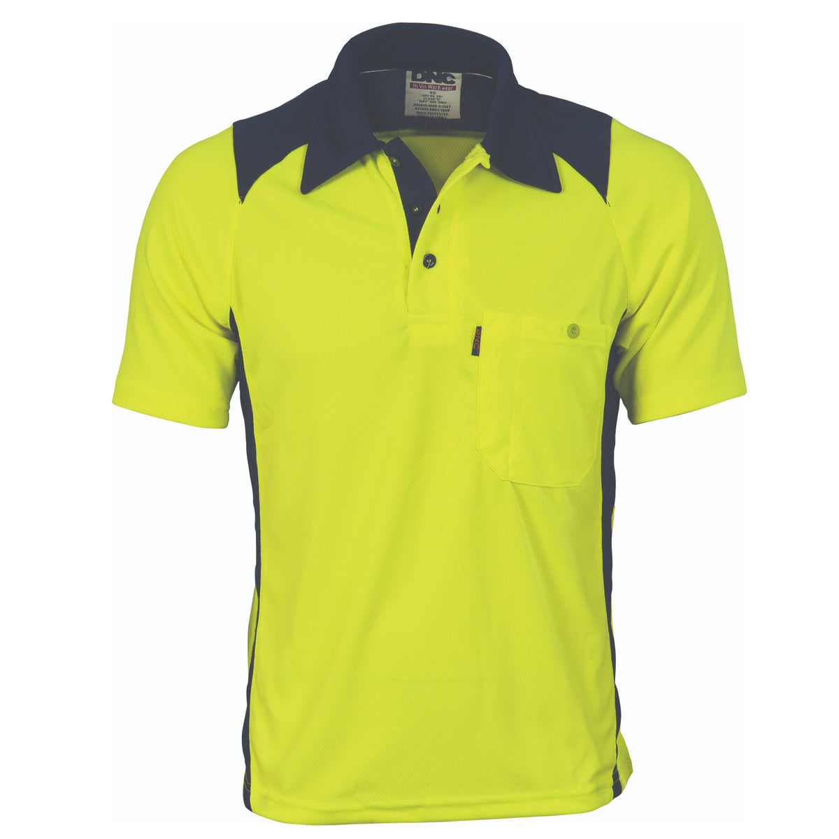 DNC Workwear Cool-Breathe Action Polo Shirt - Short Sleeve 3893