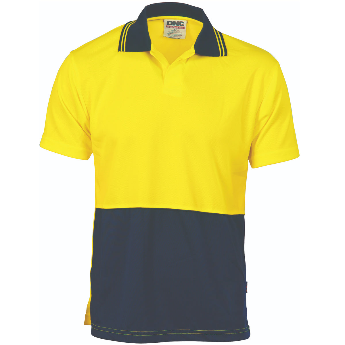DNC Workwear HiVis Two Tone Food Industry Polo - Short Sleeve 3903