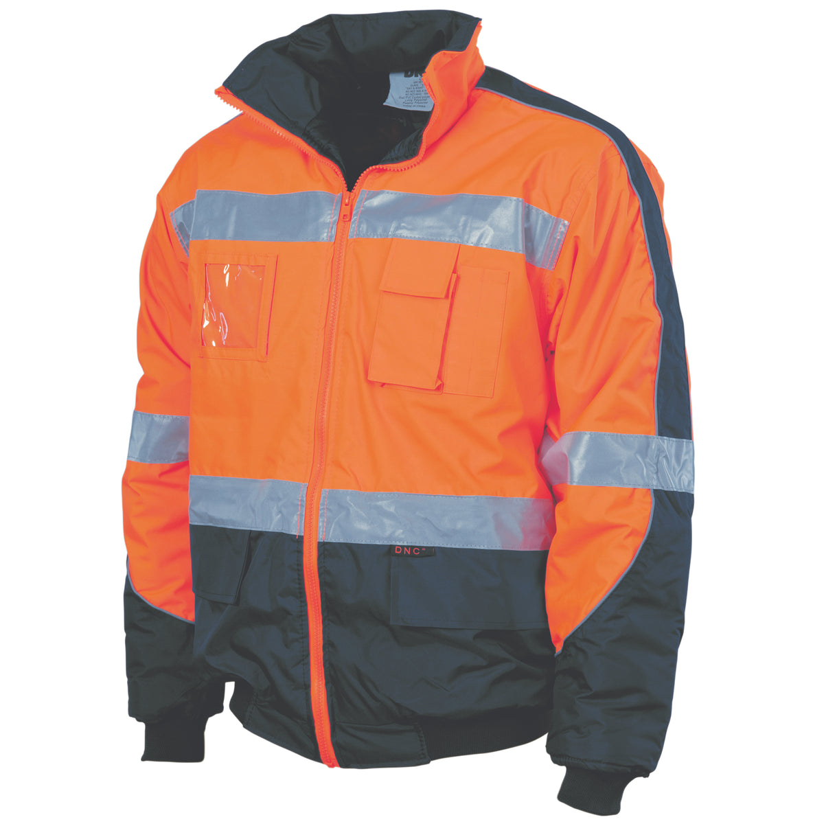 DNC Workwear HiVis D/N Contrast Bomber Jacket 3992