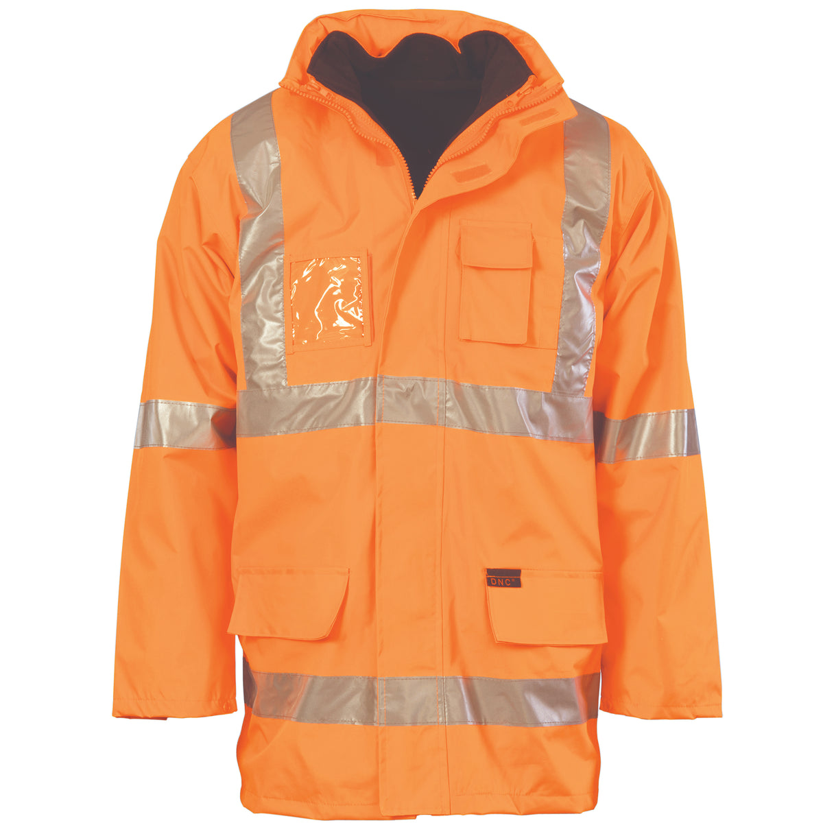 DNC Workwear HiVis "X" Back D/N “6 IN 1” Jacket (Outer Jacket and Inner Vest can be sold separately) 3999