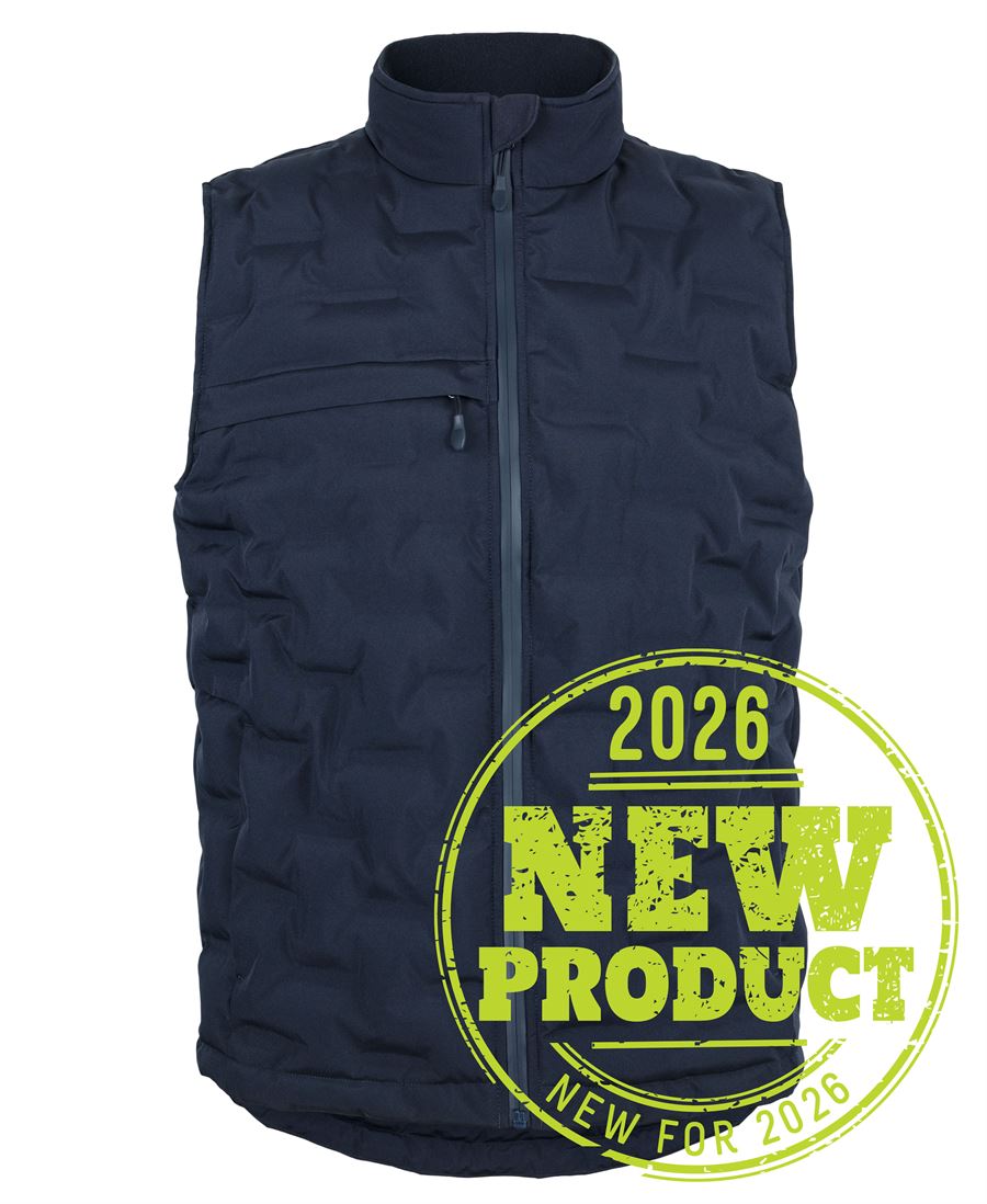 C of C Graphene Puffer Vest - Navy - Front