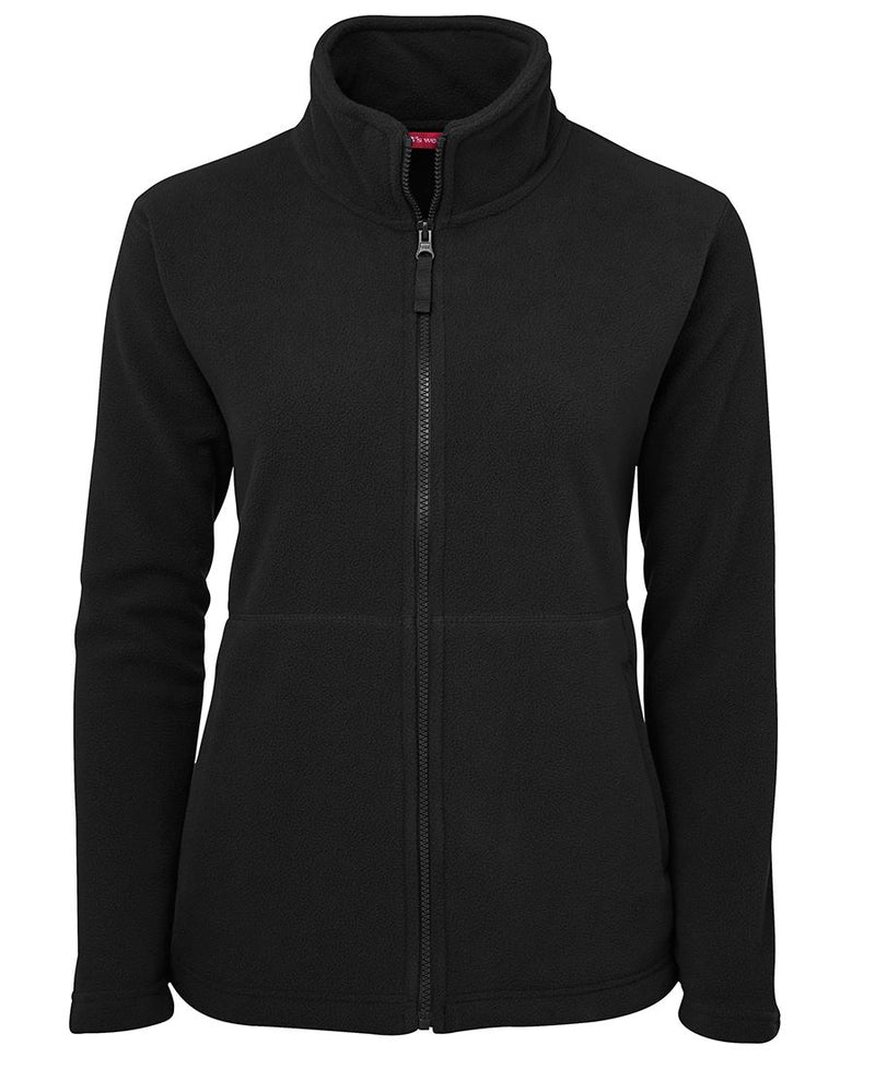 JB's Ladies Full Zip Polar - Black - Front