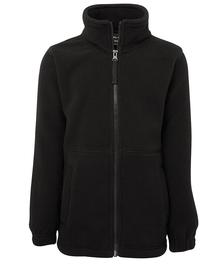 JB's Kids & Adults Full Zip Polar - Black - Front