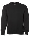 JB's V-Neck Fleecy Sweat - Black - Front
