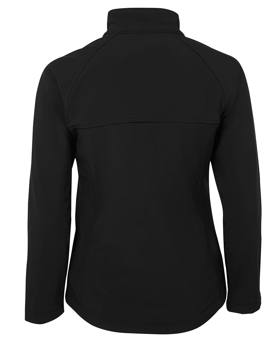 JB's Ladies Layer Soft Shell Jacket - Black - Back