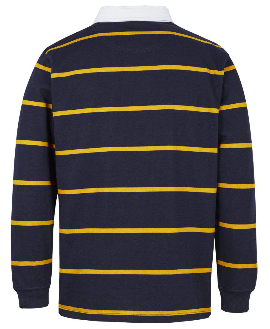 JB's Yarn Dyed Rugby - Navy/Gold - Back