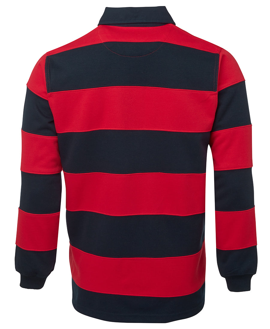 JB's Striped Rugby - Navy/Red - Back