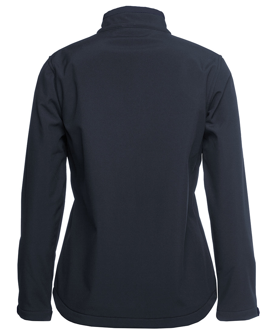 Podium Ladies Three Layer Softshell Jacket - Navy - Back
