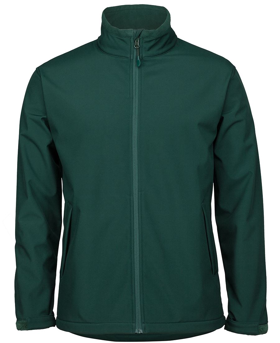 Podium Adults & Kids Three Layer Softshell Jacket - Forest - Front