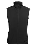 Podium Three Layer Softshell Vest - Black - Front