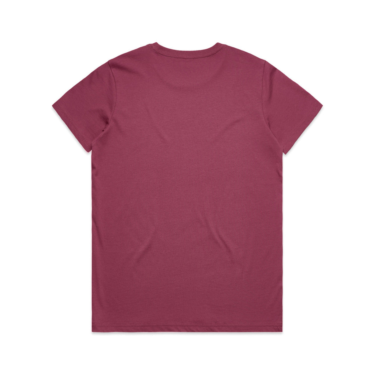 Wo's Maple Tee - Berry - Back