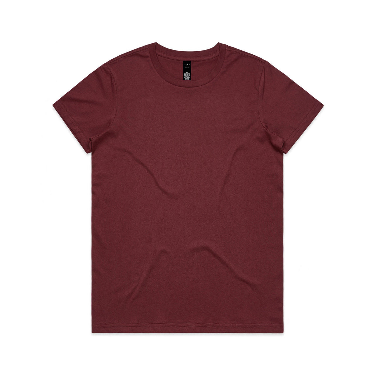 Wo's Maple Tee - Burgundy