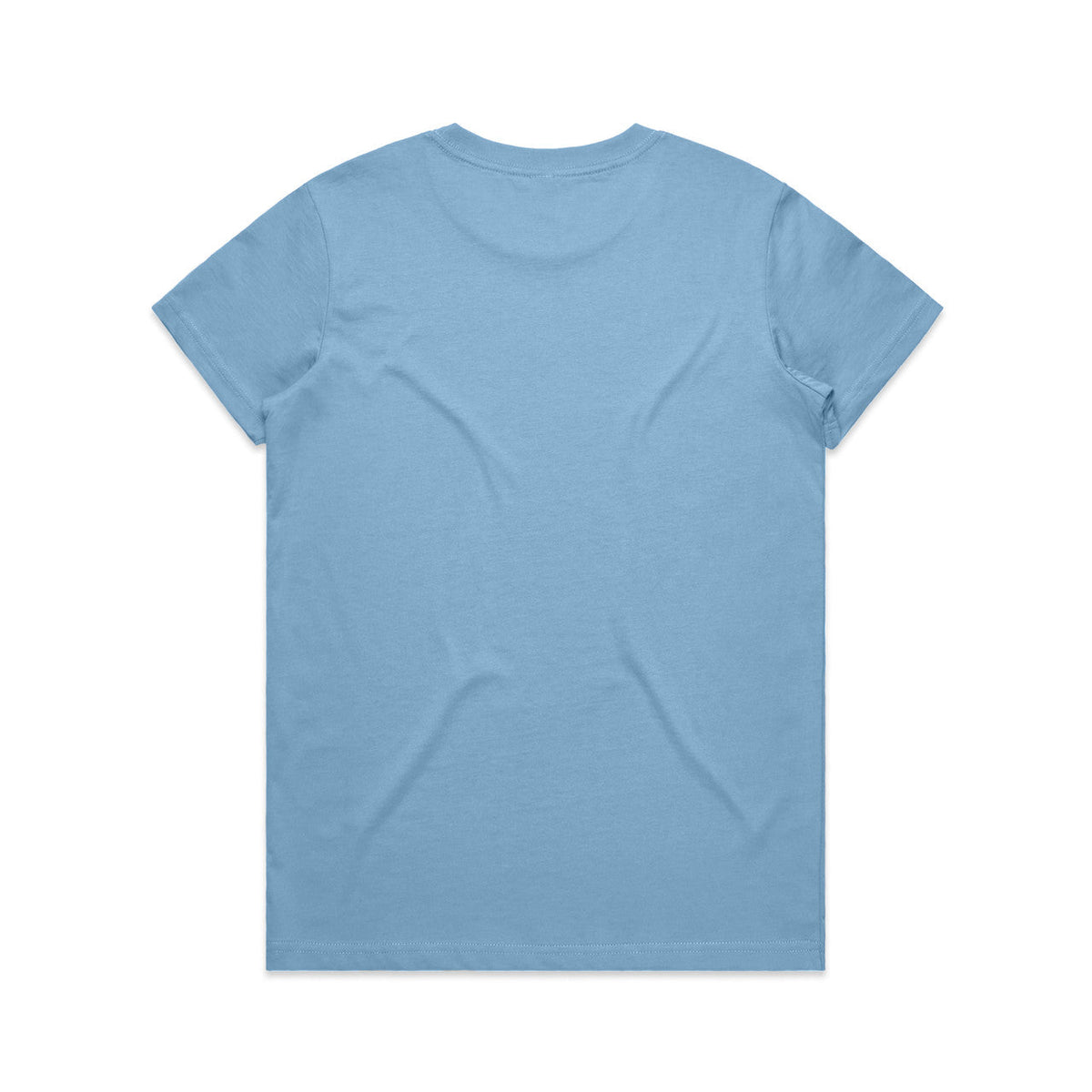 Wo's Maple Tee - Carolina blue - Back
