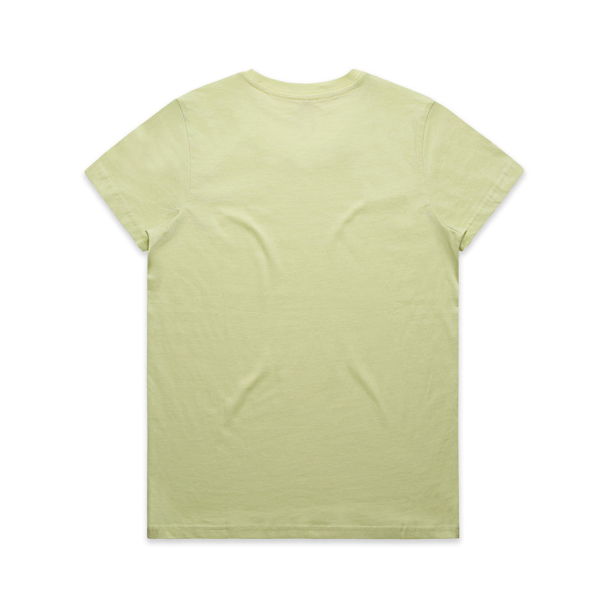 Wo's Maple Tee - Lime - Back