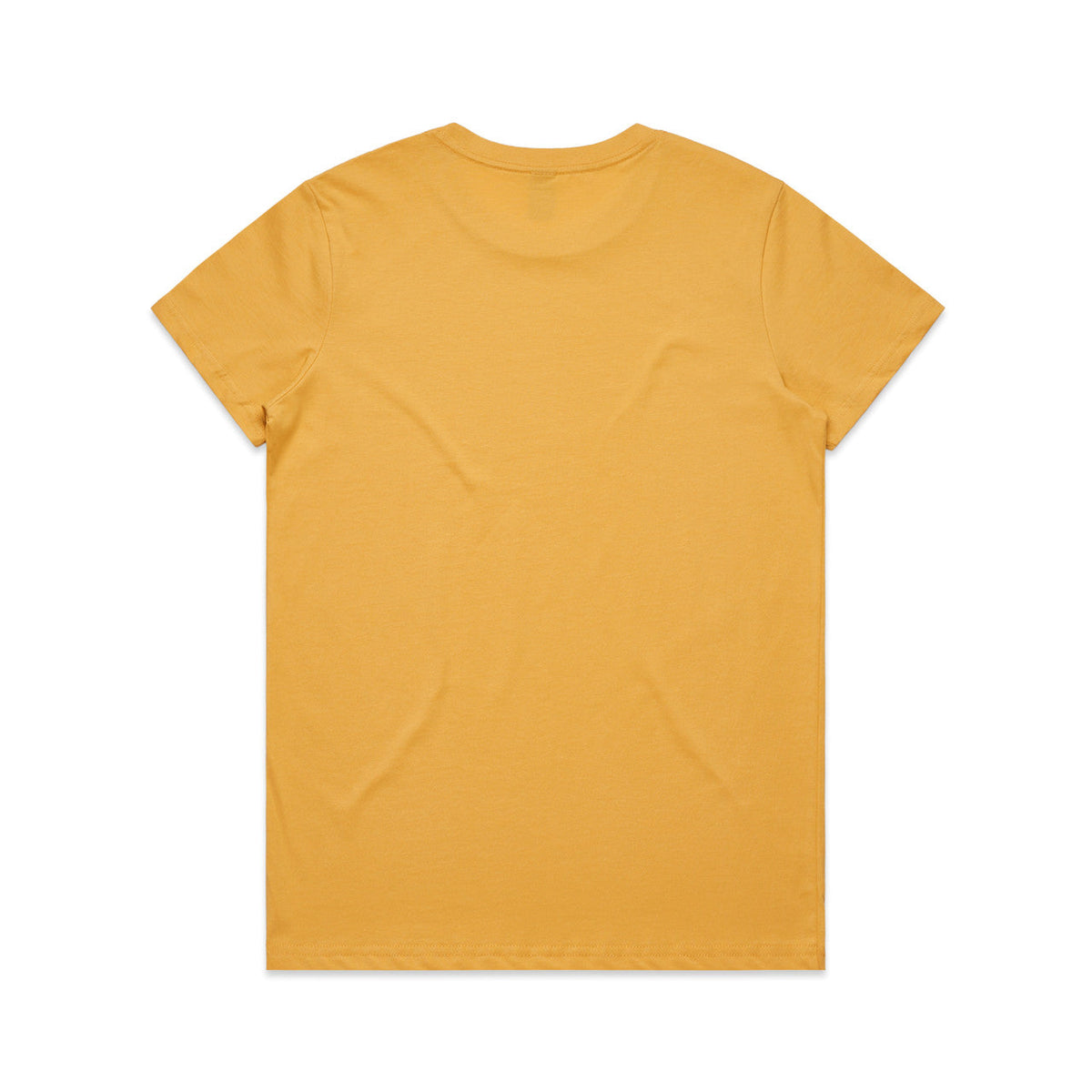 Wo's Maple Tee - Mustard - Back