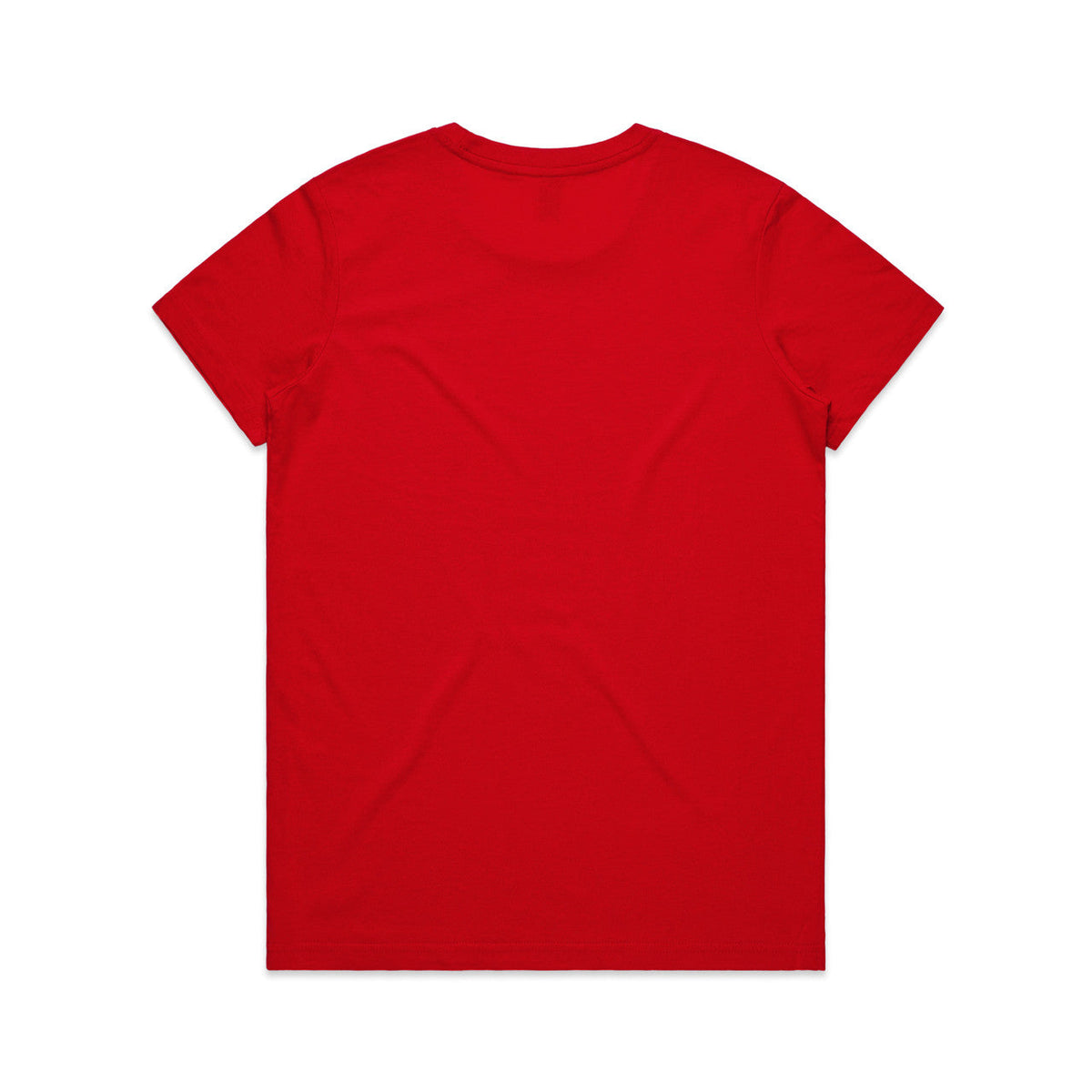 Wo's Maple Tee - Red - Back