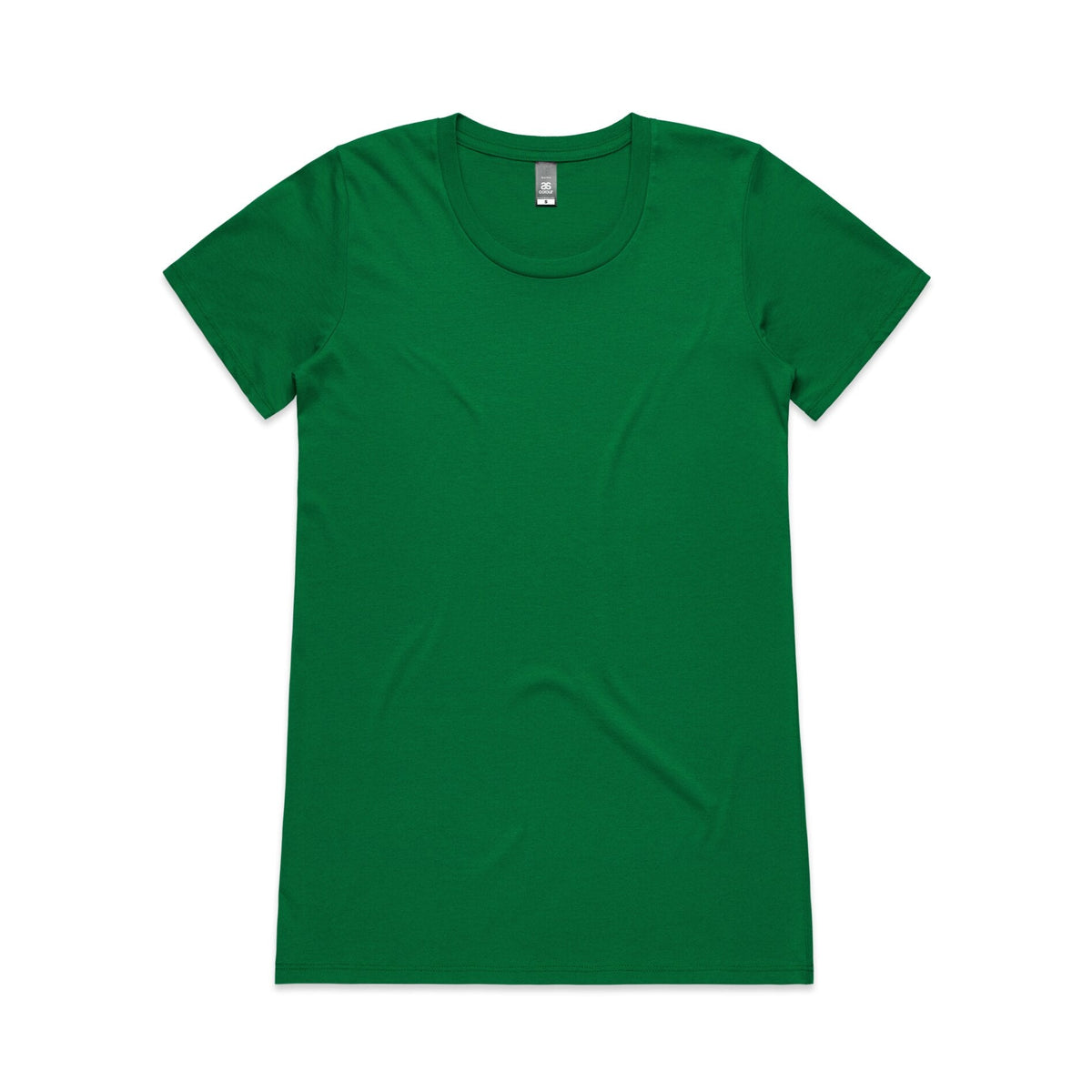 Wo's Wafer Tee 4002A - Kelly Green - Front