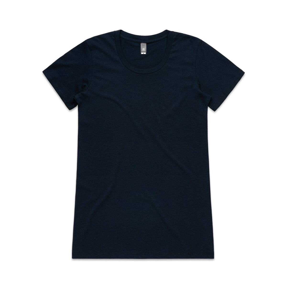 Wo's Wafer Tee 4002A - Navy - Front
