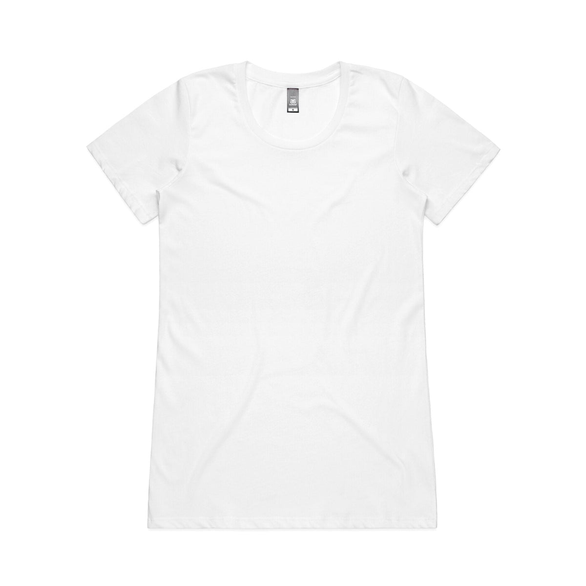 Wo's Wafer Tee 4002A - White - Front
