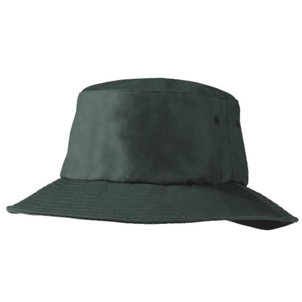 Poly Viscose Bucket Hat - Bottle - Front