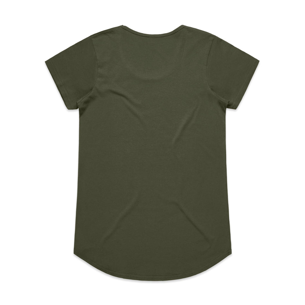 Wo's Mali Tee 4008 - Army - Back