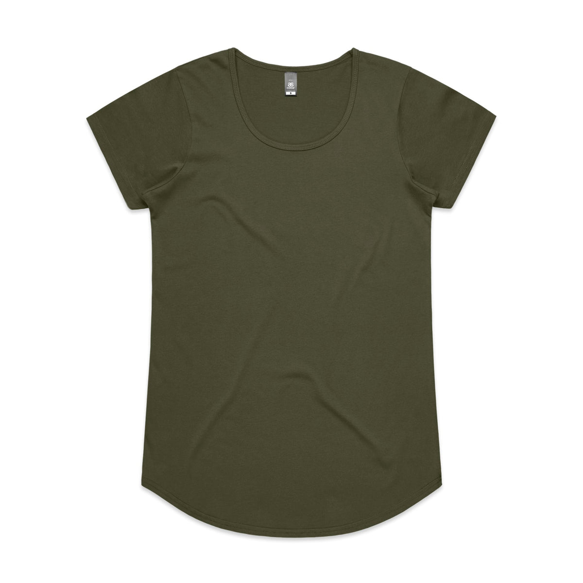 Wo's Mali Tee 4008 - Army - Front