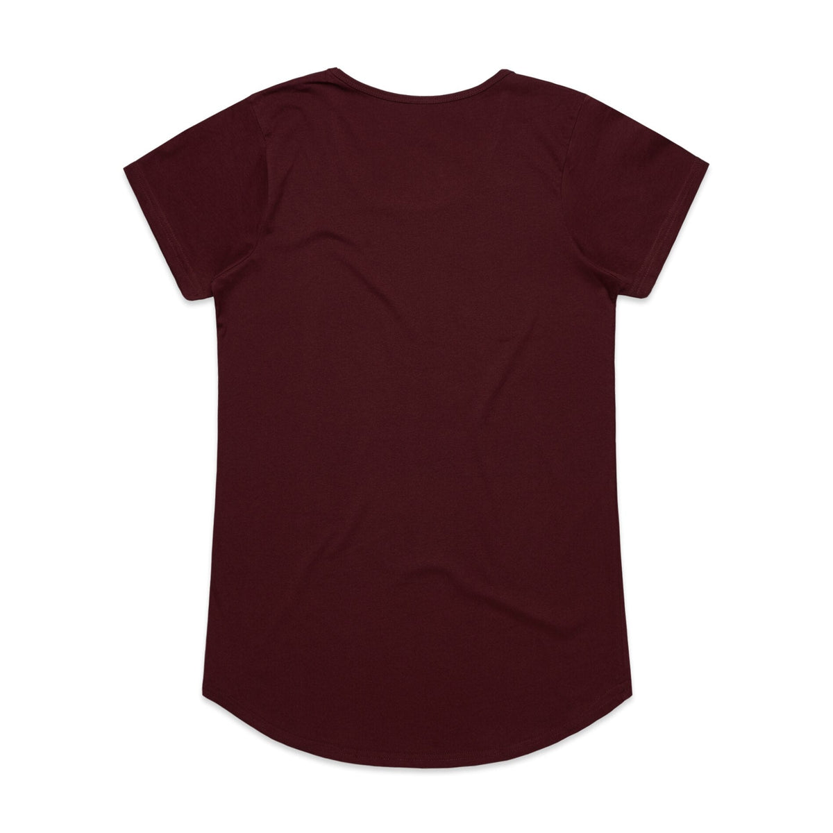 Wo's Mali Tee 4008S - Burgundy - Back