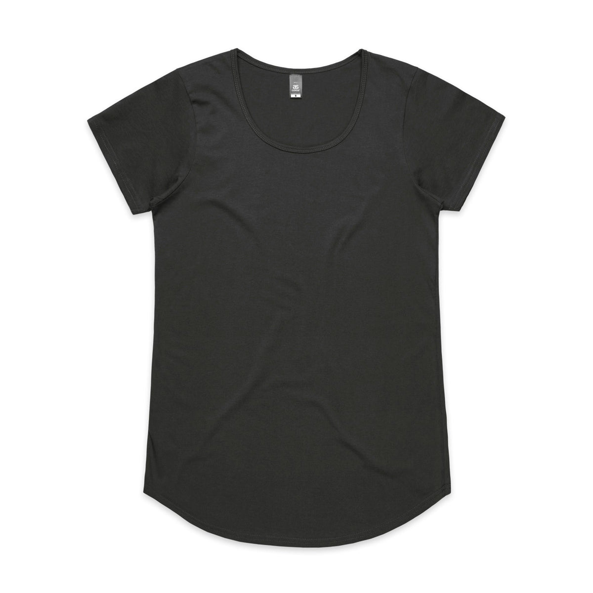Wo's Mali Tee 4008 - Coal - Front