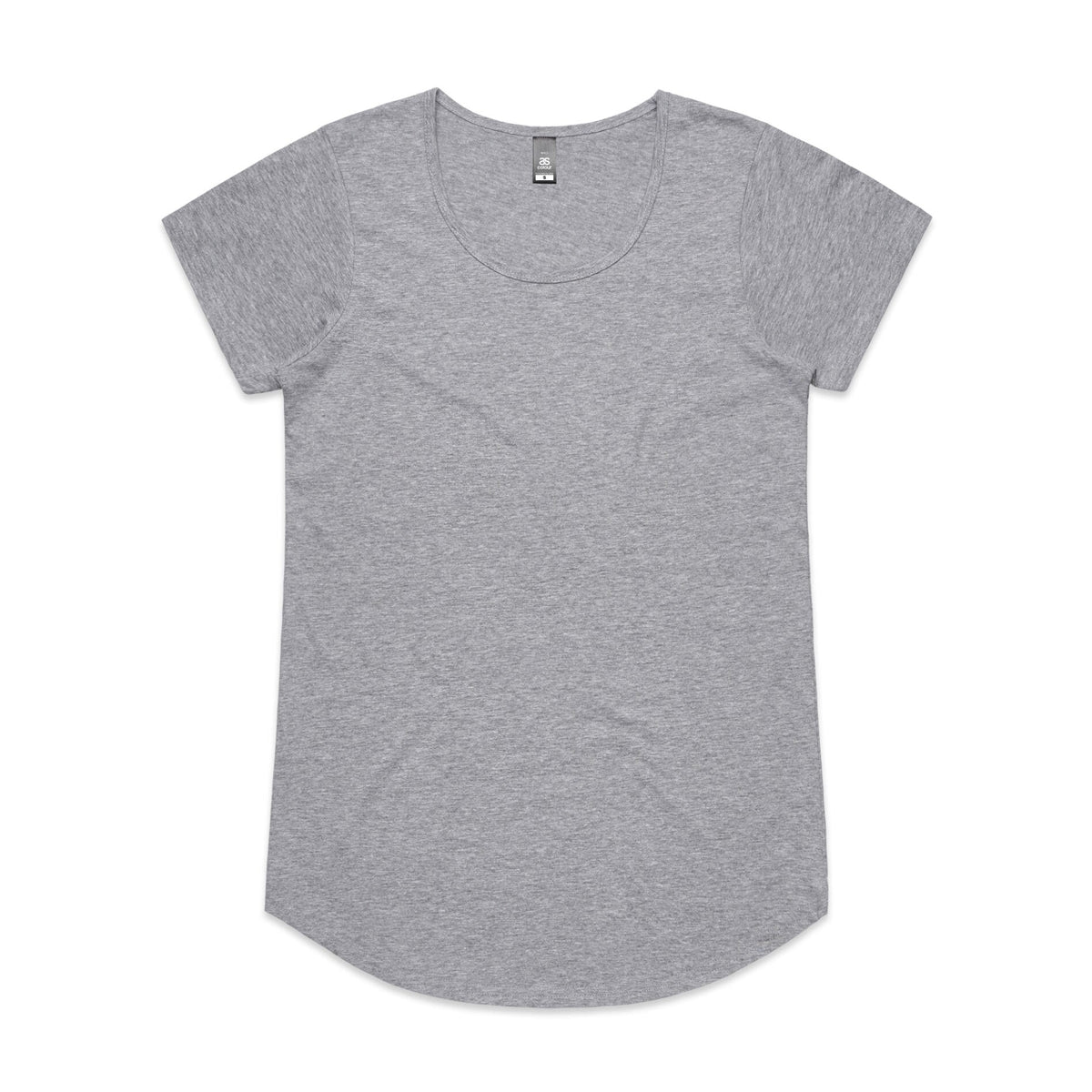 Wo's Mali Tee 4008 - Grey Marle - Front