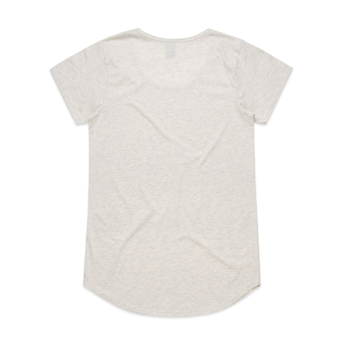 Wo's Mali Tee 4008S - Oatmeal Marle - Back
