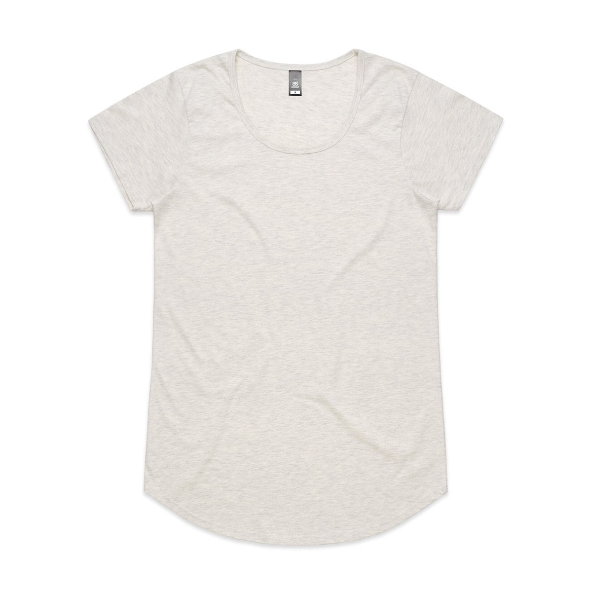 Wo's Mali Tee 4008S - Oatmeal Marle - Front