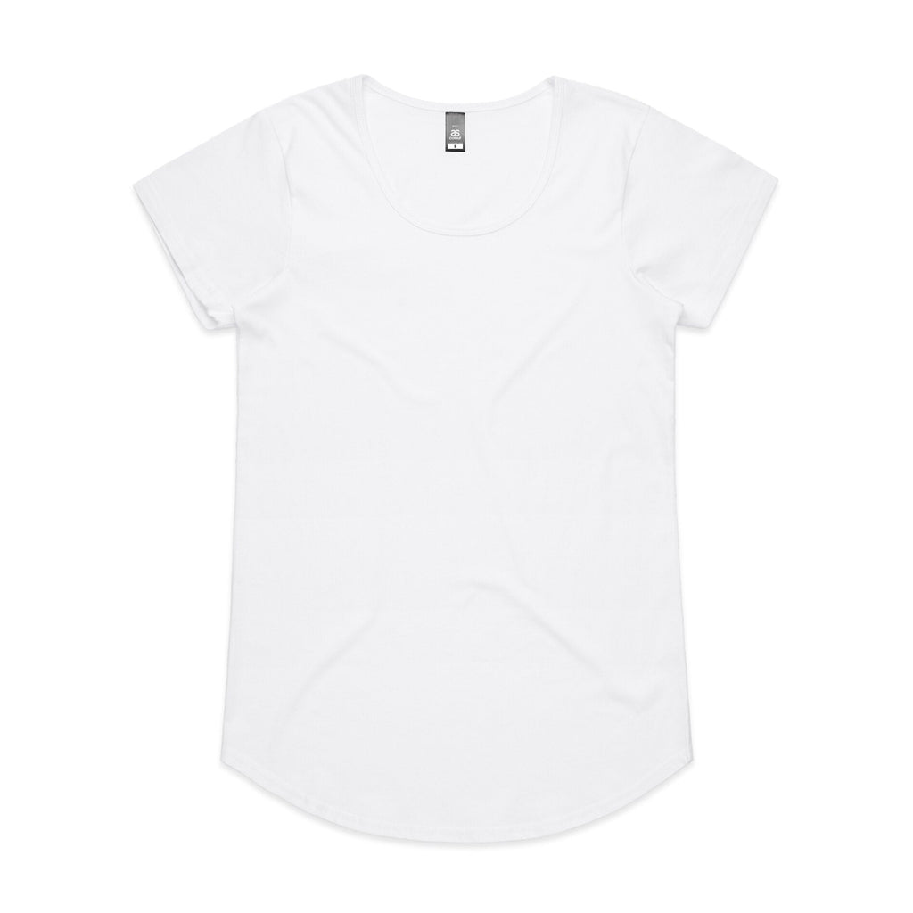 Wo's Mali Tee 4008 - White - Front