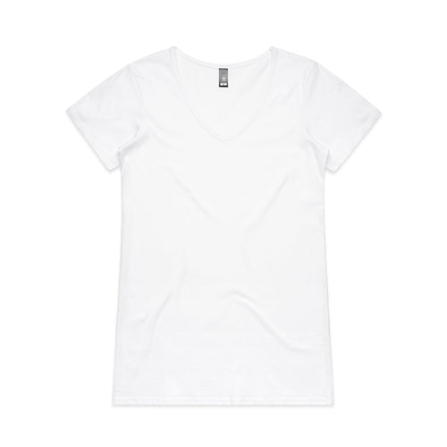 Wo's Bevel V Neck Tee 4010S