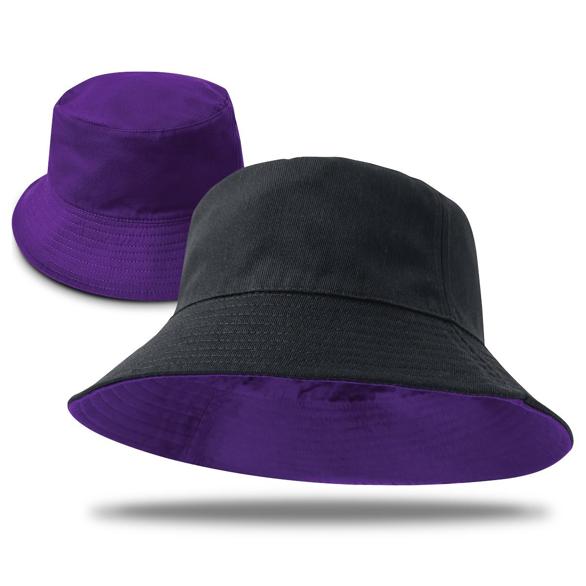 Switch Reversible Bucket - Black / Purple - Front